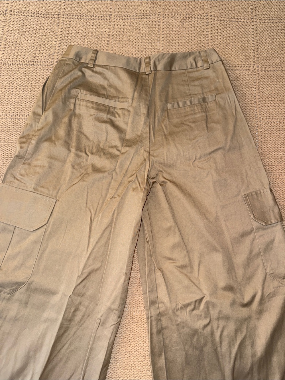 83. Anthropologie Du Paradis Pleated Wide-Leg Cargo Pants - Picture 15 of 16